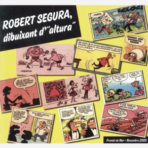 Robert Segura dibuixant d´"altura"