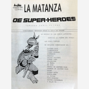 La matanza de Super-heroes