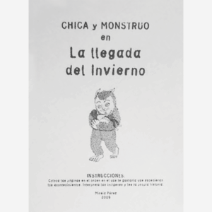 Chica y monstruo en la llegada del invierno