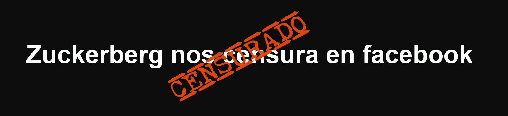 Censura facebook